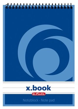 Herlitz vonalas 50 lap, A6 spirálblokk