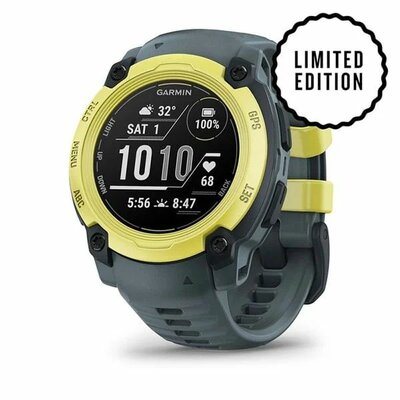 Garmin - Instinct E 40mm Yellow with Grey Silicon Band - 010-02932-01