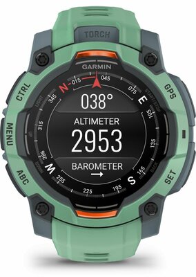 Garmin - Instinct 3 45mm Amoled Neo Tropic with Neo Tropic Band - 010-02936-01