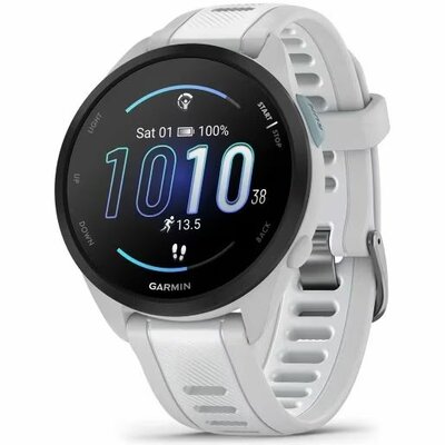 Garmin - Forerunner 165 Music White - 010-02863-31