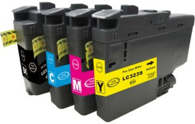 Utángyártott BROTHER LC3239XL Tintapatron Yellow 50ml IK