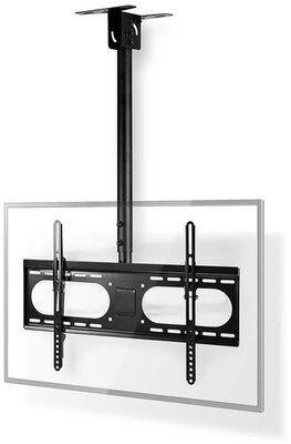 Nedis - mennyezeti (plafonra szerelhető) TV / monitor állvány/tartó konzol, 42-65", dönthető, forgatható, 45kg - TVCM1350BK