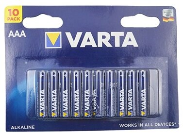 VARTA - Selective AAA alkáli mikroceruza elem 10db/bliszter - 4103312410