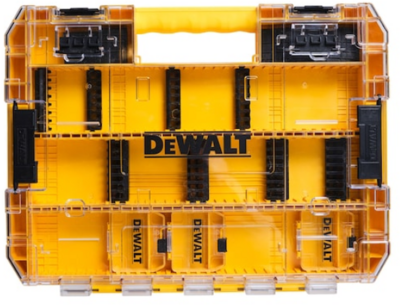 DEWALT - Tároló, ToughCase nagy, tárolórekesz, hegytartó - DT70804-QZ