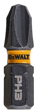 DEWALT - Bithegy, csavarhúzó, PH3, 25mm, FLEXTORQ, 5db - DT7995T-QZ