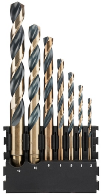 DEWALT - Hegytartó, fémfúró, hengeres szárral, 7db - DT70829-QZ