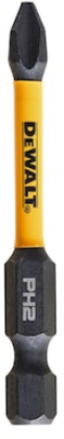 DEWALT - Bithegy, csavarhúzó, 57mm, 2db, PH2 FLRQ - DT70532T-QZ