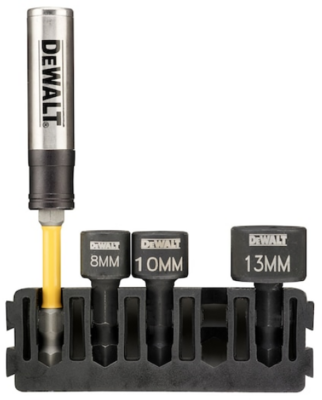 DEWALT - Hegytartó, behúzófejes és torziós betétek, 5db - DT70826-QZ