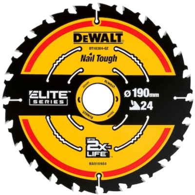 DEWALT - Körfűrészlap, Elite CSB, 190x30 mm, 24 fog - DT10304-QZ