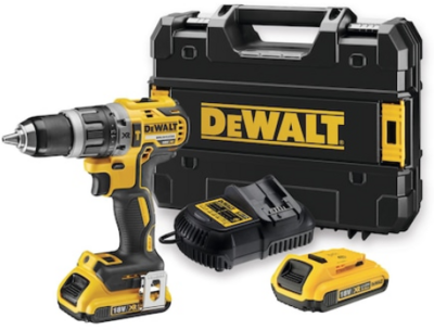 DEWALT - Ütvecsavarozó, 18, 2.0 Ah, XR Li-Ion, kefe nélküli - DCD796D2-QW