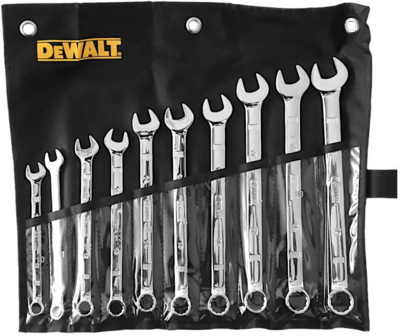 DEWALT - Csavarkulcskészlet, kombinált, 10db, 10-19mm - DWMT19227-1