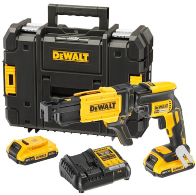 DEWALT - Gipszkartoncsavarozó, 18V, XR, 2x2Ah akku, töltő, - DCF620D2K-QW