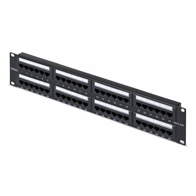 Startech - 48 portos 2U Rackbe szerelhető Cat6 patchpanel - CPANEL48