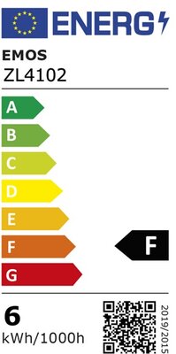 Emos - 6W E14 meleg fehér gyertya LED izzó - ZL4102