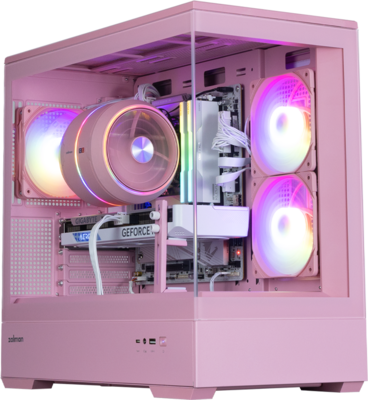 Zalman - P30 PINK V2 számítógépház - Pink