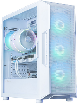 Zalman - i3 NEO ARGB V2 WHITE számítógépház - Fehér