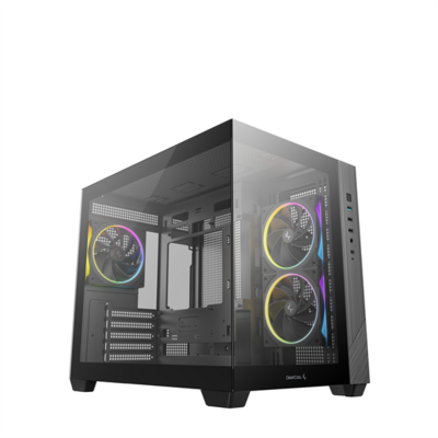 DeepCool - CG330 3F számítógépház - Fekete