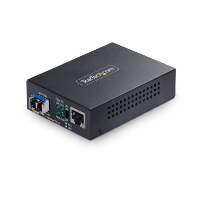 Startech - Gigabit Ethernet réz-száloptika médiaátalakító - MCM1110SMLC20