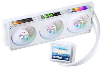 Jonsbo - TF3-360SCB AIO CPU VÍZHŰTÉS - Fehér - TF3-360SCW