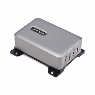 Startech - 4 portos, több eszközt tároló USB-C töltő, összesen 240 W - 424DUK-USB-C-CHARGER