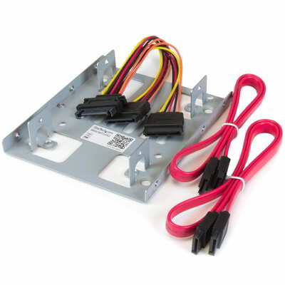 Startech - Kettős 2,5"-3,5"-es HDD konzol SATA merevlemezekhez - BRACKET25X2