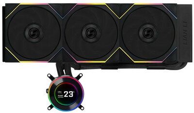 Lian Li - HydroShift II LCD-C 360TL AIO CPU VÍZHŰTÉS - Fekete - GHS2LCD36TB