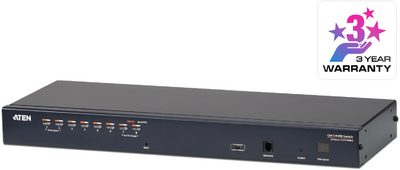 ATEN - 8 portos, több interfészes Cat 5 KVM kapcsoló - KH1508A