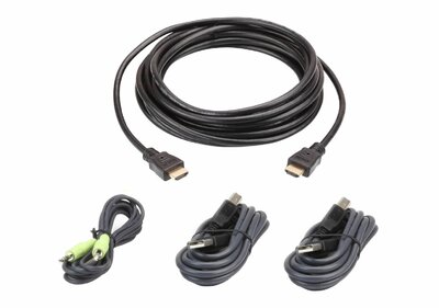 ATEN - 3M USB HDMI Secure KVM kábelkészlet - 2L-7D03UHX4