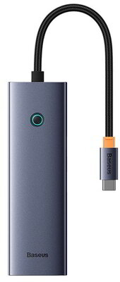Baseus - UltraJoy 6-Port HUB dokkoló állomás, szürke - B00052802811-00