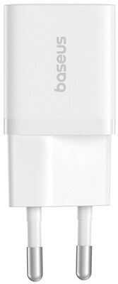 Baseus - GaN5 Mini hálózati gyorstöltő 25W, USB Type-C, fehér - P10110909213-00