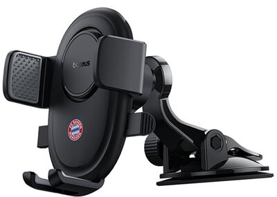 Baseus - UltraControl Lite szélvédőre, műszerfalra rögzíthető autós telefontartó (FC Bayern), fekete - C40351700113-Z1