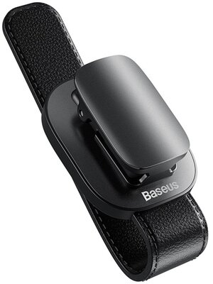 Baseus - Platinum szemüvegtartó csipesz, fekete - ACYJN-B01