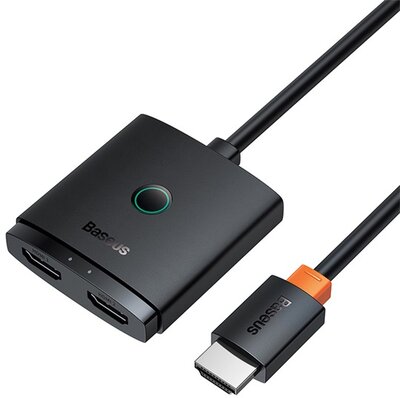 Baseus - AirJoy 2-in-1 kétirányú HDMI kapcsoló, 1m HDMI kábel - B01331105111-01