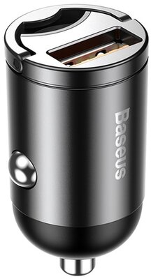 Baseus - Tiny Star Mini autós gyorstöltő 30W, USB Type-A, szürke - VCHX-A0G