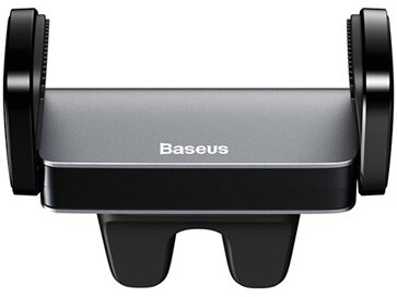 Baseus - Steel Cannon szellőzőrácsra rögzíthető autós telefontartó, fekete - SUGP-01