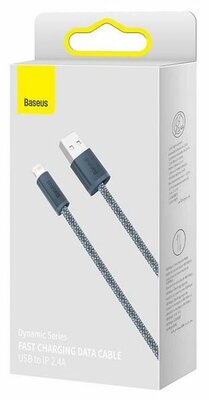 Baseus - DynamicSeries USB-A Lightning kábel CALD000416 2.4A 1m szürke - BAS605872