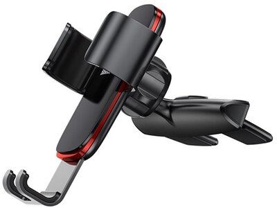 Baseus - Metal Age CD nyílásba helyezhető gravitációs autós telefontartó, fekete - SUYL-J01