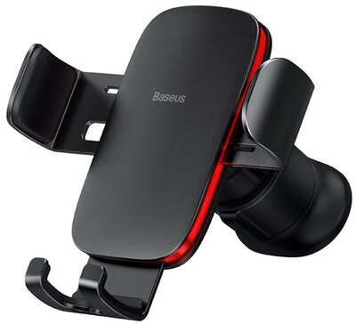 Baseus - Metal Age II szellőzőrácsra rögzíthető gravitációs autós telefontartó, fekete - SUJS000001