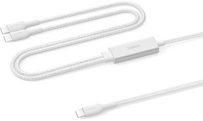Belkin - BoostCharge Pro Fonott USB-C - kettős USB-C kábel 140W - CAC004HQ1.5MWH