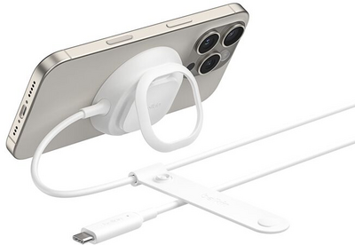 Belkin - UltraCharge Mágneses töltő Qi2-vel 25W, fehér - WIA013HQWH