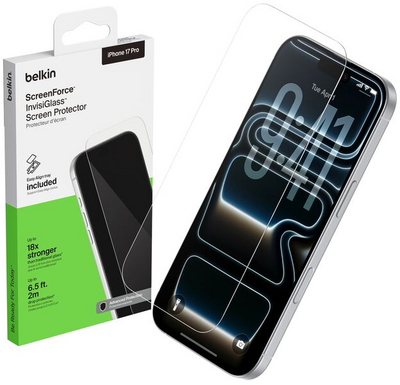 BELKIN - ScreenForce InvisiGlass képernyővédő iPhone 17 Próhoz - OVA238HQ