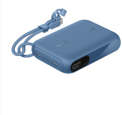 Belkin - BoostCharge 10K-s külső akkumulátor kijelzővel - BPB027HQBL