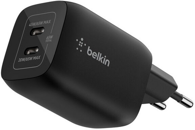 Belkin - Kettős USB-C fali töltő 65W Nintendo Switch 2-höz - ENA007KQBK