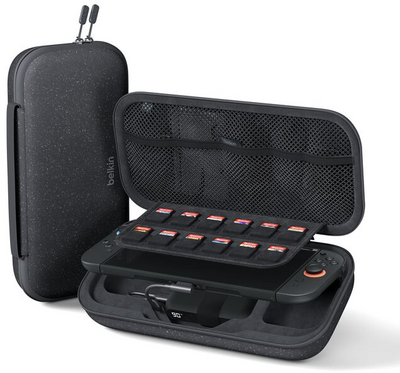 Belkin - Töltőtok Nintendo Switch 2-höz pisztácia fekete - ENA001HQCH-V2