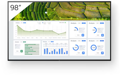 Sony - BZ30L 98" Professzionális kijelző - FW-98BZ30L (TÚLMÉRETES ÁRÚ)