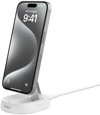 Belkin - BoostCharge Pro Átalakítható mágneses vezeték nélküli töltőállvány Qi2 15W-tal - WIA008VFWH