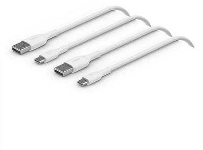 Belkin - BoostCharge USB-C - USB-A kábel (1m / 2 csomag) - CAB001BT1MWH2PK