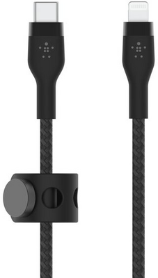 Belkin - BoostCharge Pro Flex USB-C kábel Lightning csatlakozóval - CAA011BT3MBK