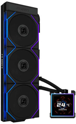 Lian Li - HYDROSHIFT II LCD-S 360TL AiO - Fekete - G89.GHS2LCDS36TB.00