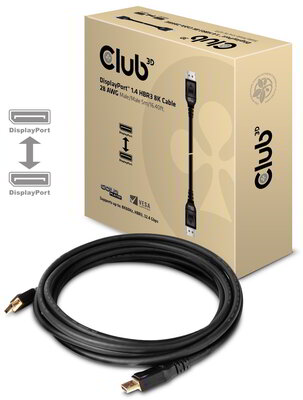 Club 3D - DisplayPort™ 1.4 HBR3 8K Cable M/M 5m /16.40ft - CAC-1061